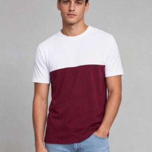 OISHEE Men Colourblocked T-shirt