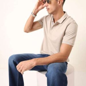 Blnk Men Polo Collar T-shirt