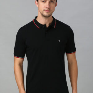 Van Heusen Innerwear Men Solid Polo Lounge Tshirt