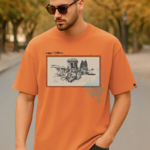 Bewakoof Caramel Graphic Printed Pure T-shirt