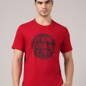 Van Heusen Innerwear Men Printed Lounge Tshirt