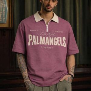 Force Men Printed High Neck T-shirt