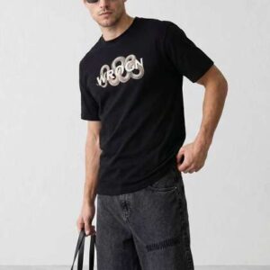 WROGN Men Brand Logo Printed T-shirt