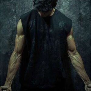 FUAARK Courageous Men Capsleeves Oversized fit Gym Tank T-Shirt