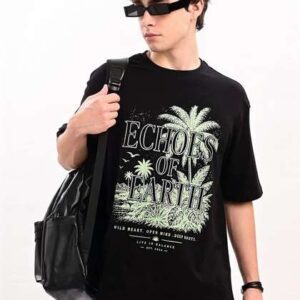 Mast & Harbour Men Printed Pure Cotton Bio Finish T-shirt