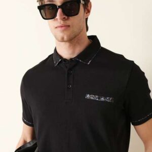 THE BEAR HOUSE Men Polo Collar T-shirt