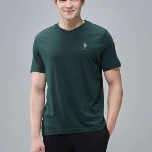 U.S. Polo Assn. Pure Cotton V-Neck Lounge T-shirt