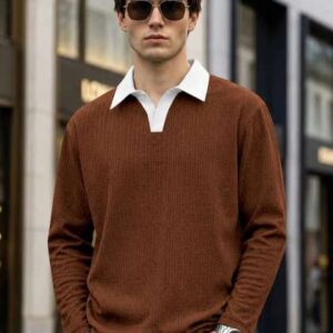 SZN Men Polo Collar T-shirt