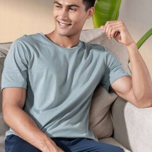 DAMENSCH Ultralight Basic Crew Men Pure Cotton Lounge T-Shirts