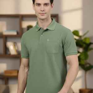 Lux Cozi Polo Collar Lounge T-Shirt