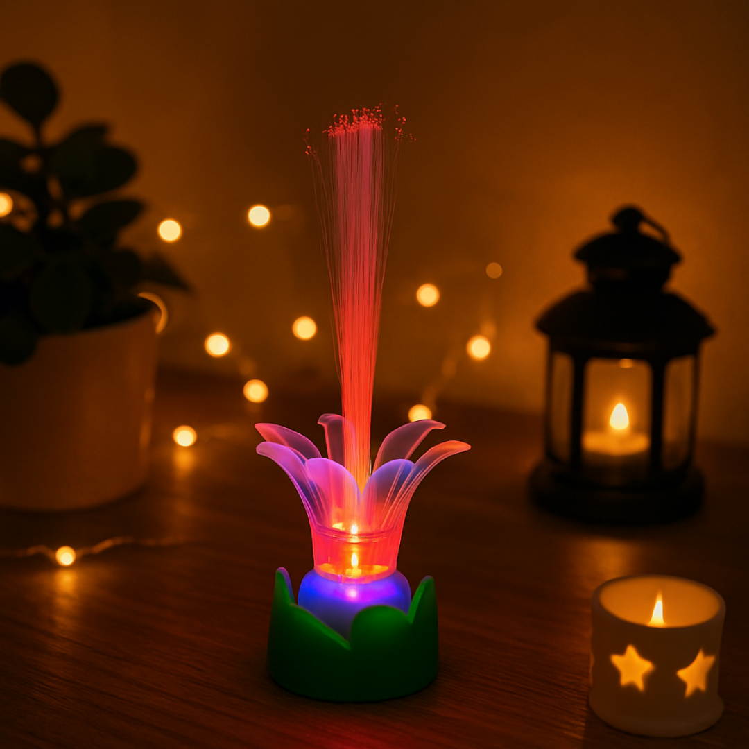 LED Candlelight Colourful Candle Decoration LED Light, (1 Pc / Multicolor Light)