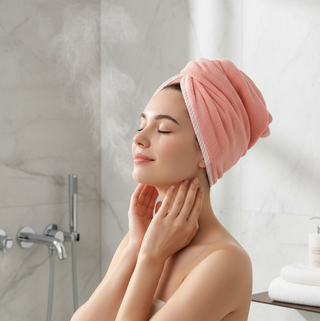 Hair Drying Magic Hair Cap Towel Wrap for Women (1 Pc / Mix Design)