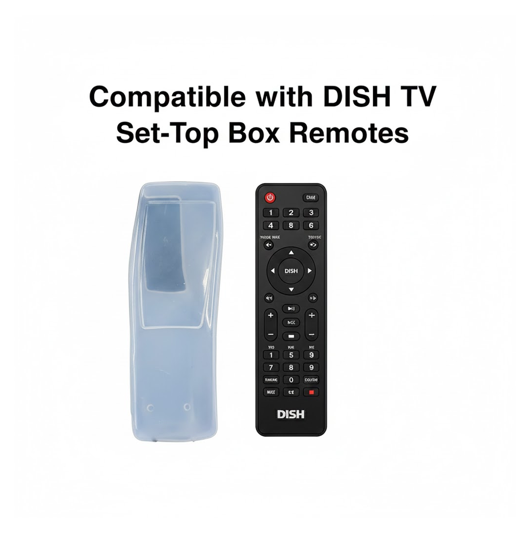 Protective Cover for DISH TV SET TOP Box Remote Control Pouch Cover Holder (Small)