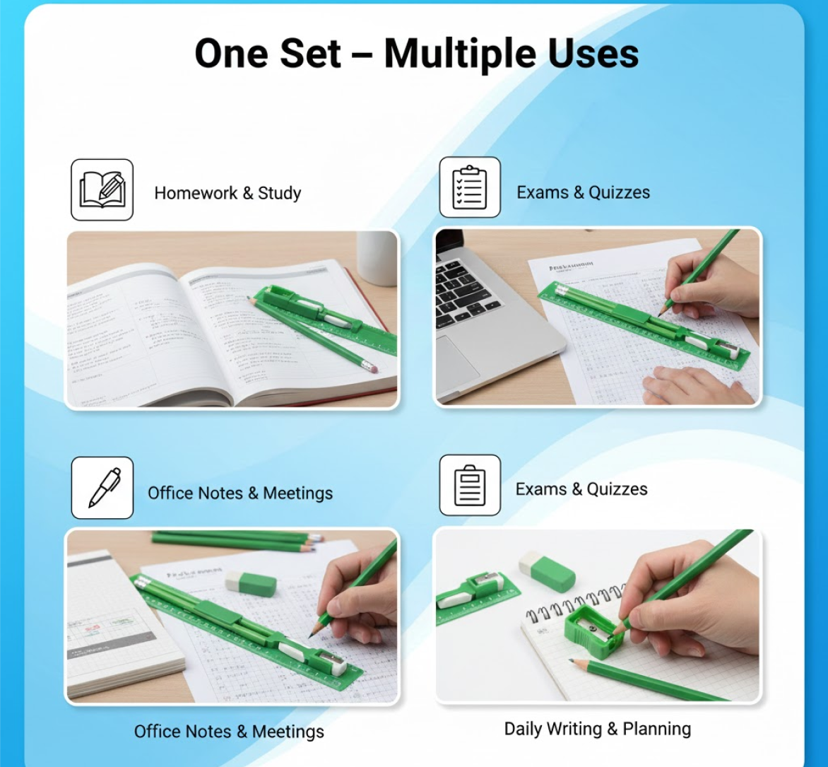5-Piece School Supply Set: Essential School & Office Supplies