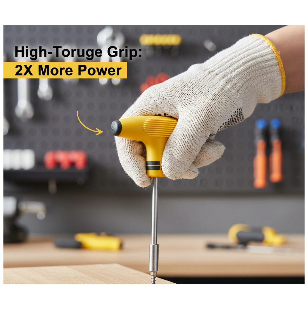 24pcs T shape screwdriver set Batch Head Ratchet Pawl Socket Spanner hand tools