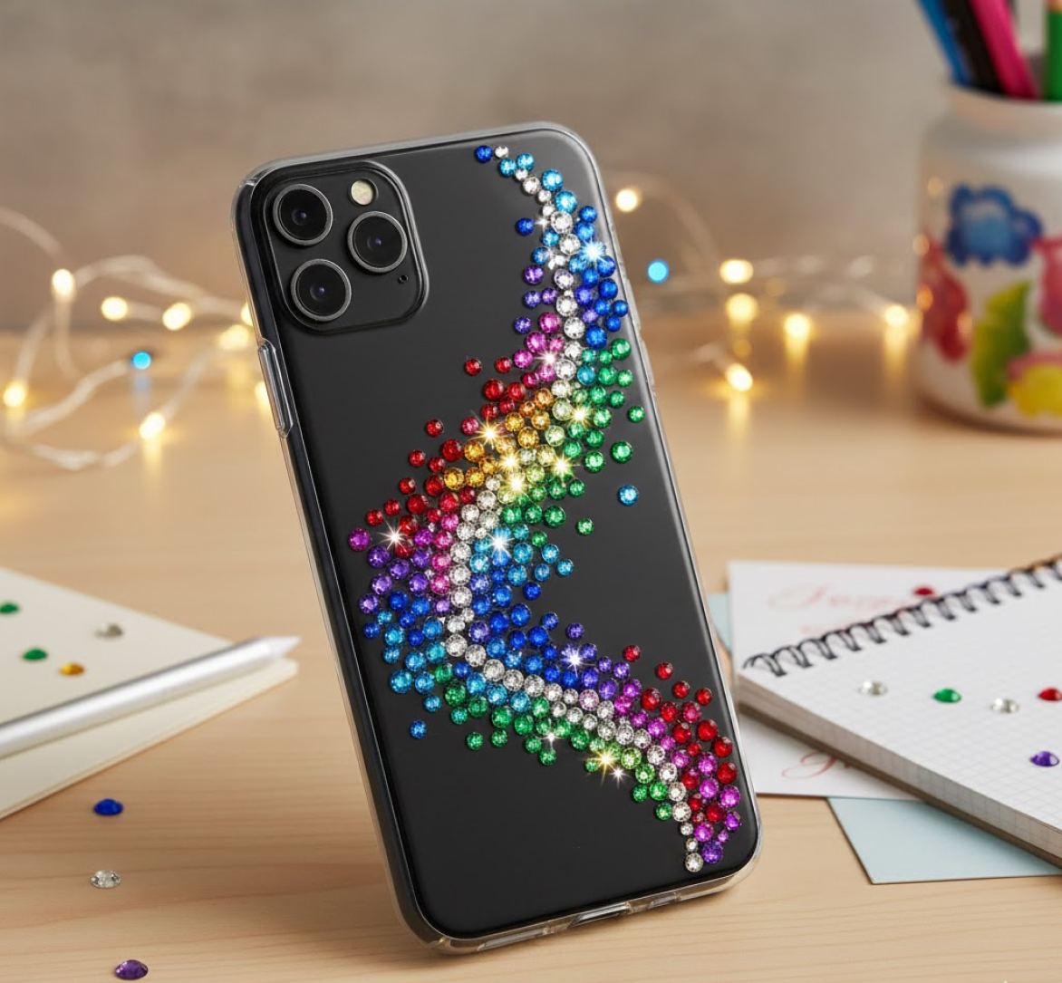 Self Adhesive Crystal Stickers for Art, Craft, Jewelry, Phone & School Projects