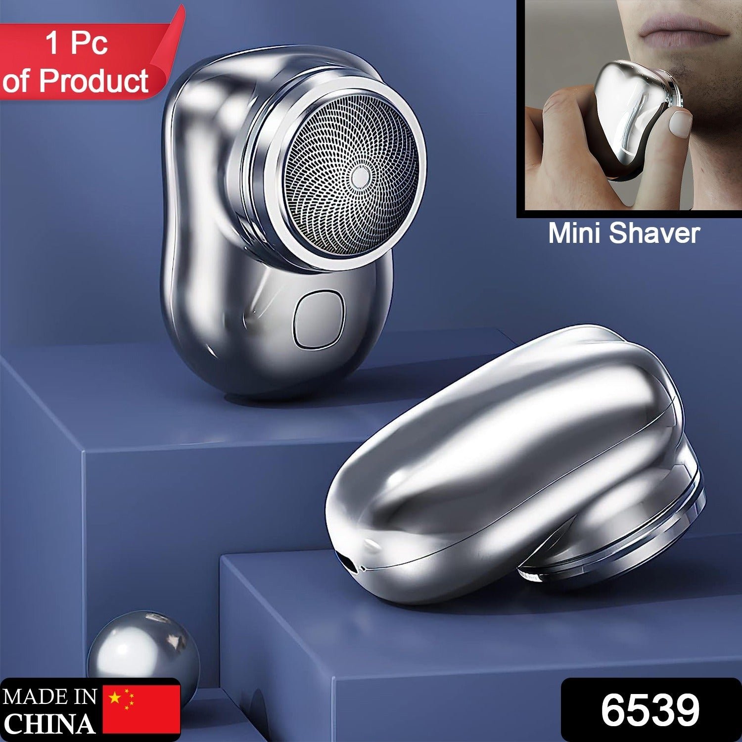 Mini Electric Shaver Portable Rechargeable Wireless Beard Hair Razor for Men and Women