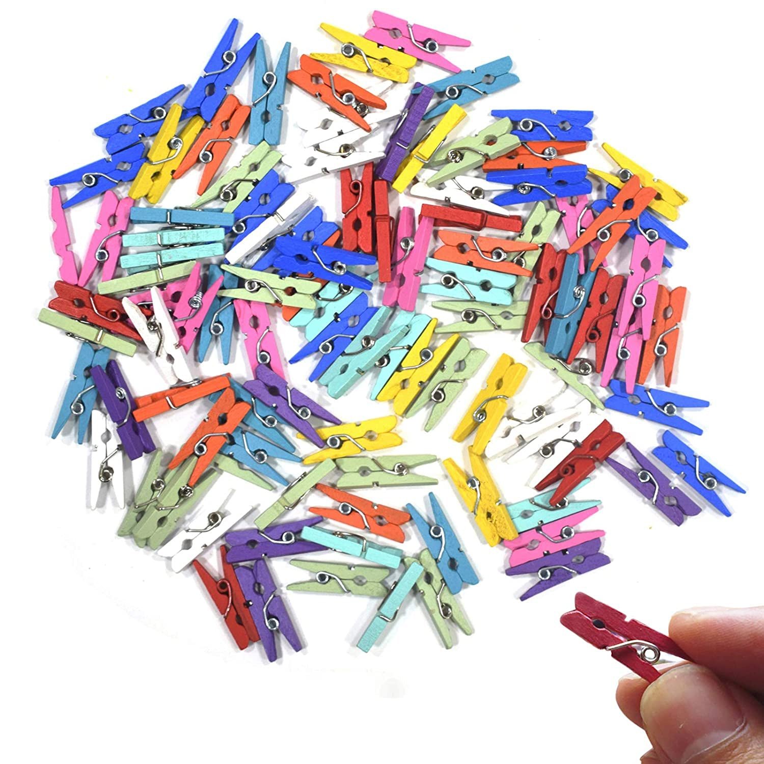 Multipurpose Wooden Clips  / Cloth Pegs (Small, 50 Pcs)