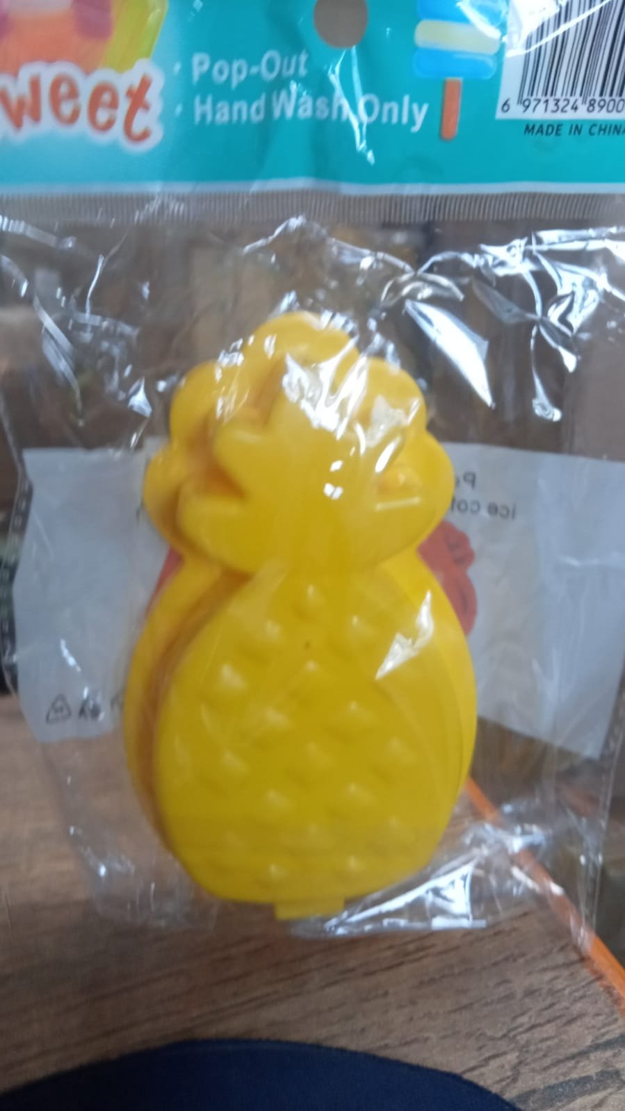 Pineapple Shape sicle Molds - Silicone Ice Candy Cream Mould, DIY Ice Kitchen tool