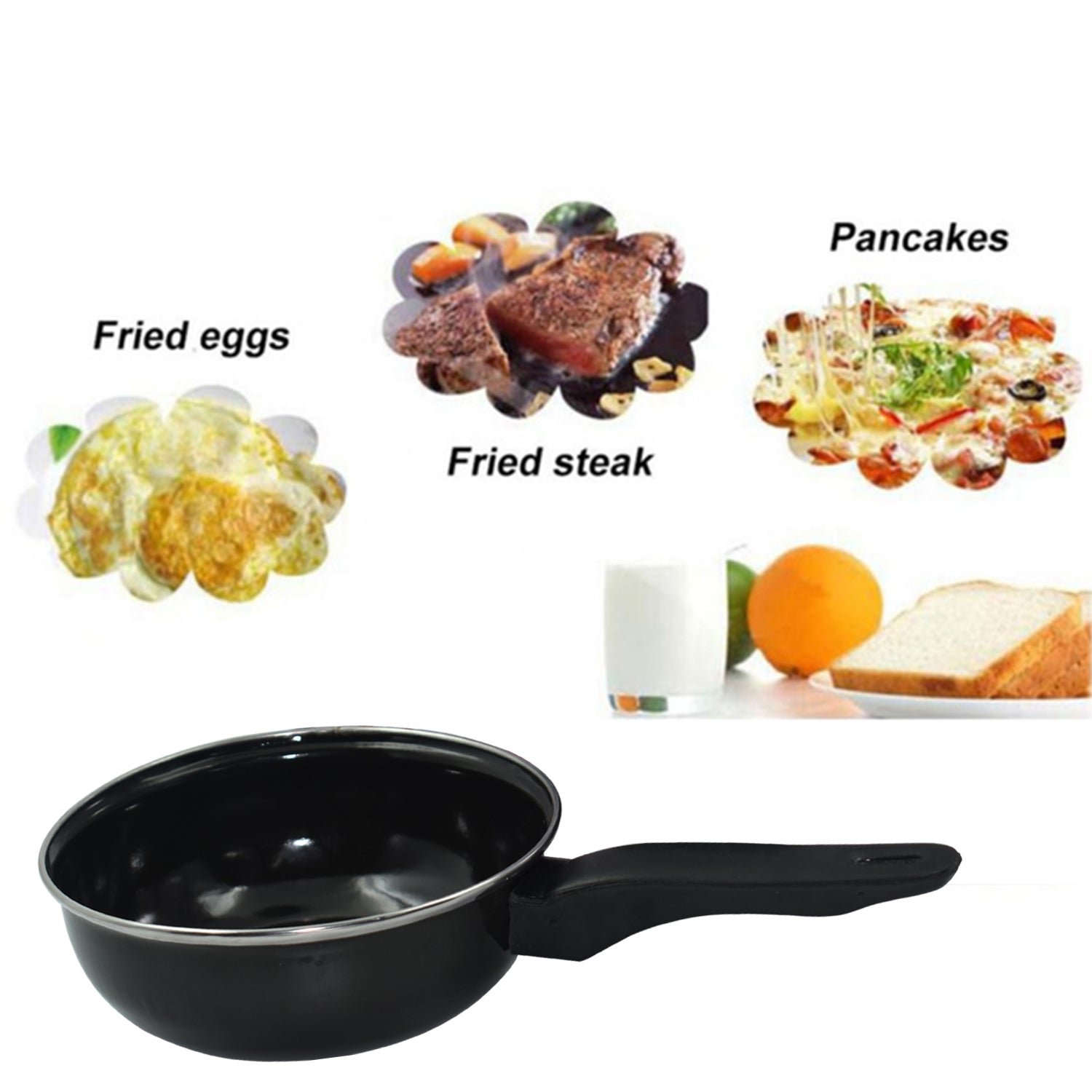 Non-Stick Gas Compatible Fry Pan Without Lid