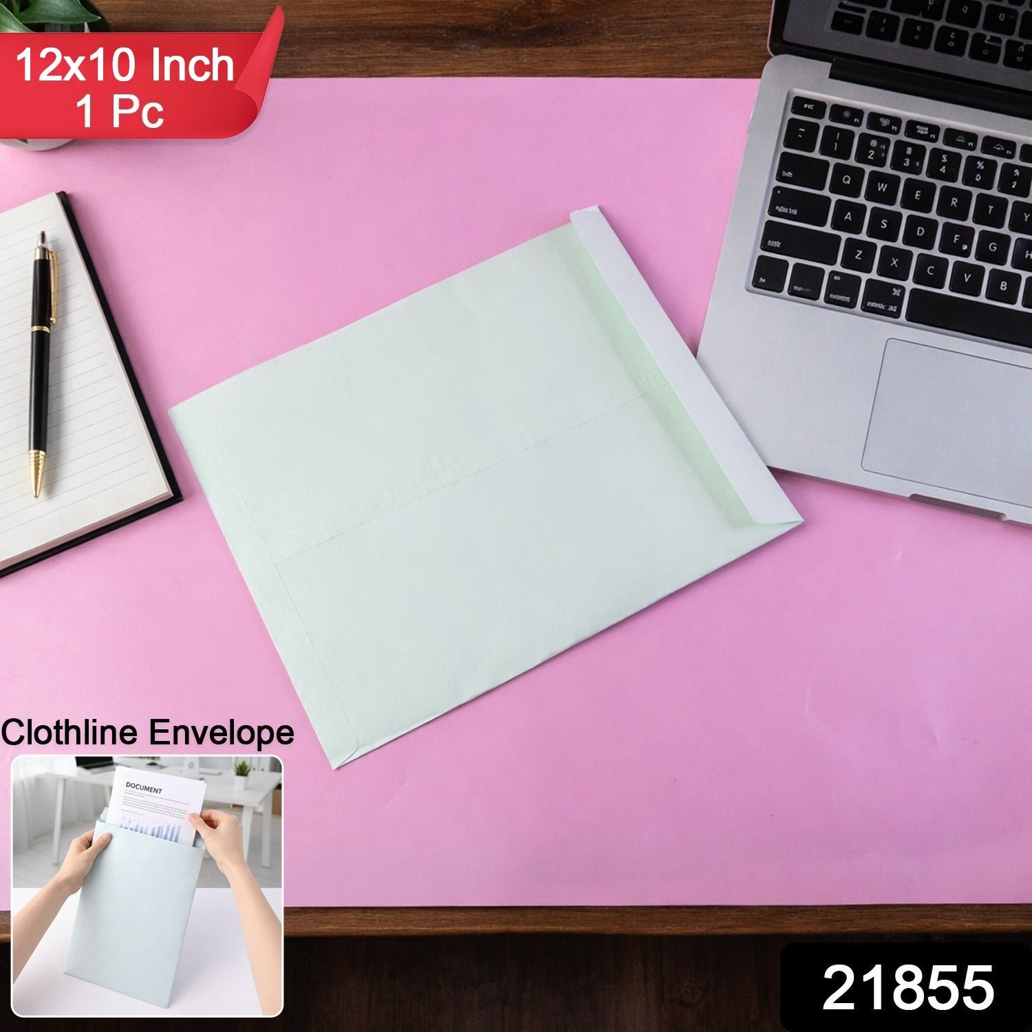 Clothline Premium Large Size Card Envelope (1 Pc, 30 x 25 Cm)