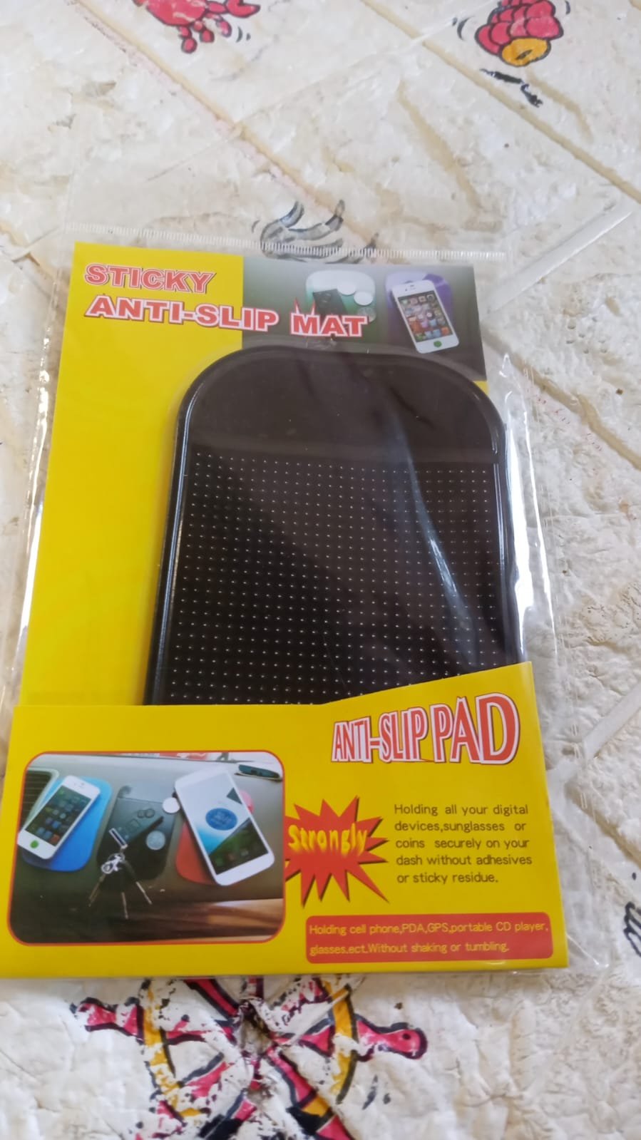 Car Non-Slip Mat Car Holder, Non-Slip Mat Anti-Slip Car Gel Pad for Dashboard