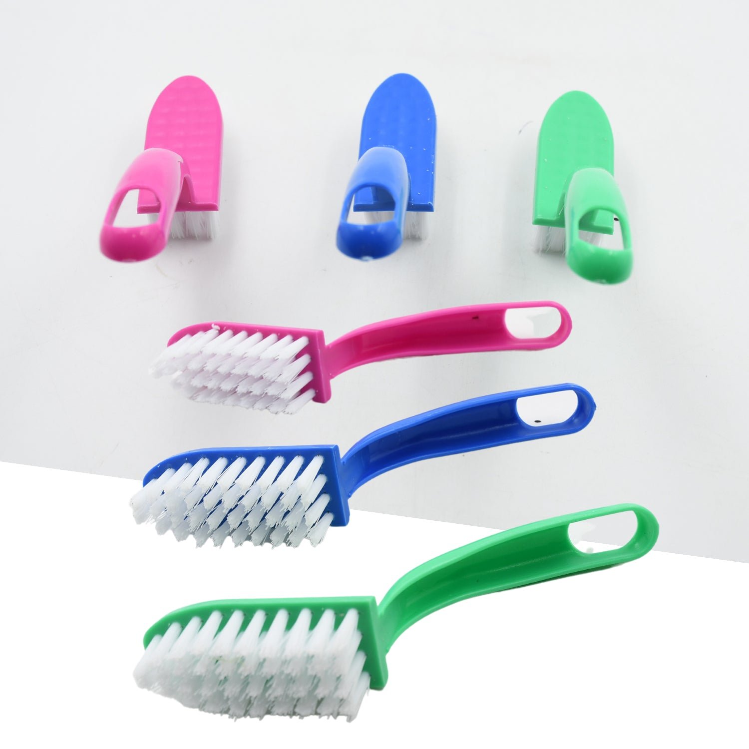 Multi-Purpose Kitchen Cleaning Brushes 3 Pc
