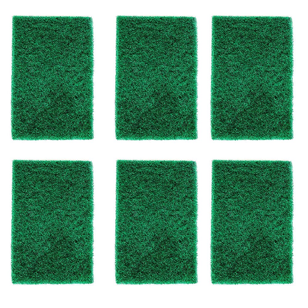 Scrub Sponge Cleaning Pads Aqua Green (Pack Of 6)
