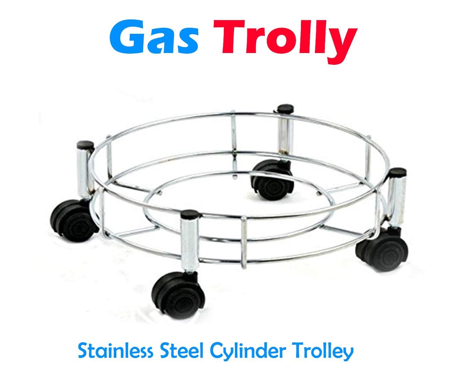 Stainless Steel Gas Cylinder Trolley, Gas Trolley