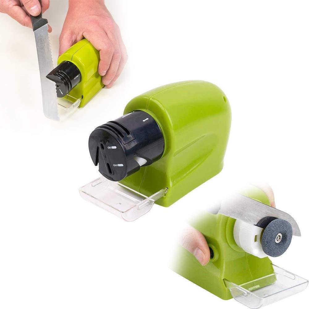 Cordless Motorized Knife Blade Sharpener Tool (Battery Operated)