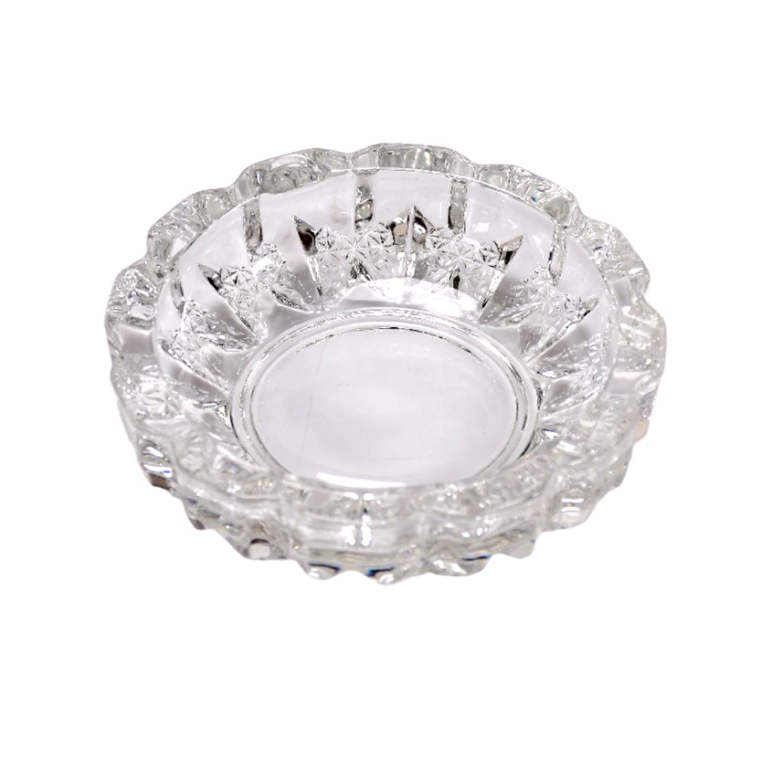 paricutin Glass Crystal Quality Cigar Cigarette Ashtray