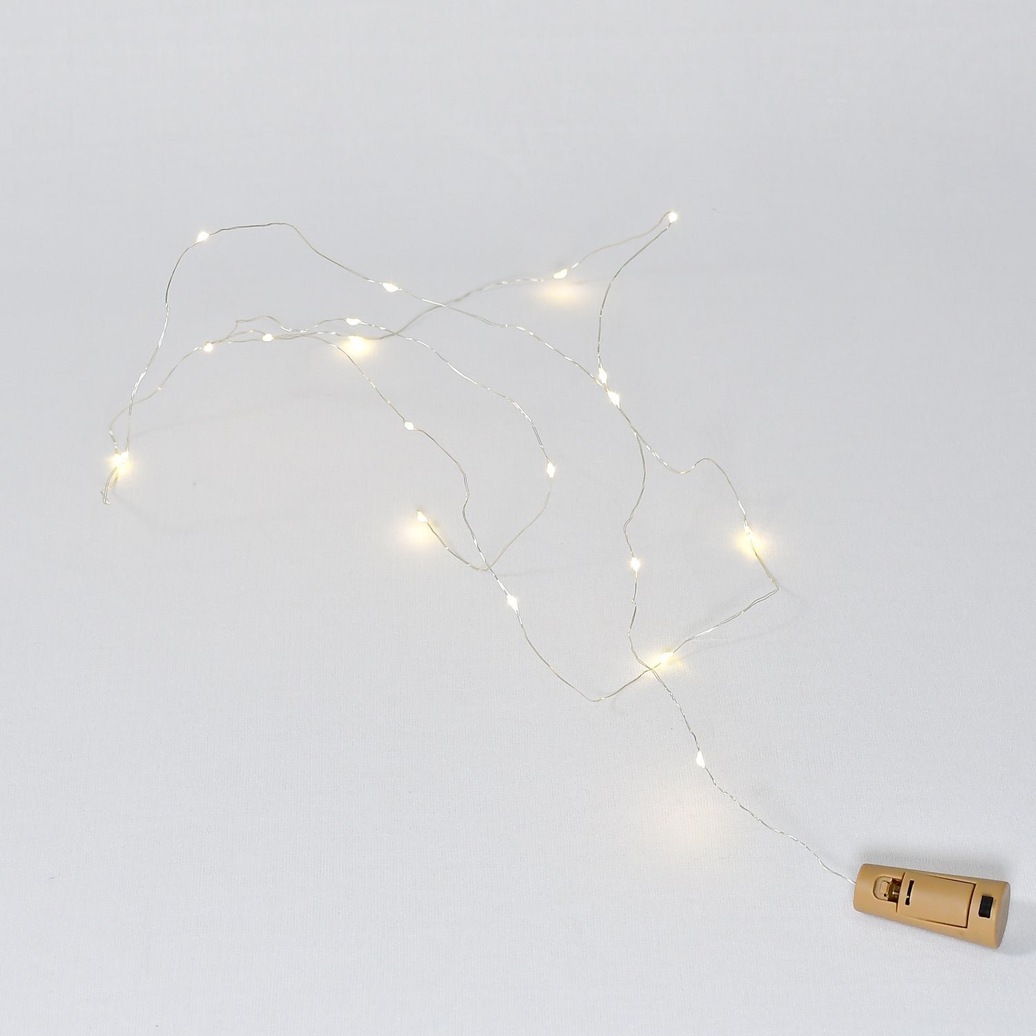 20 LED Wine Bottle Cork Lights Copper Wire Battery-Powered Fairy String Lights