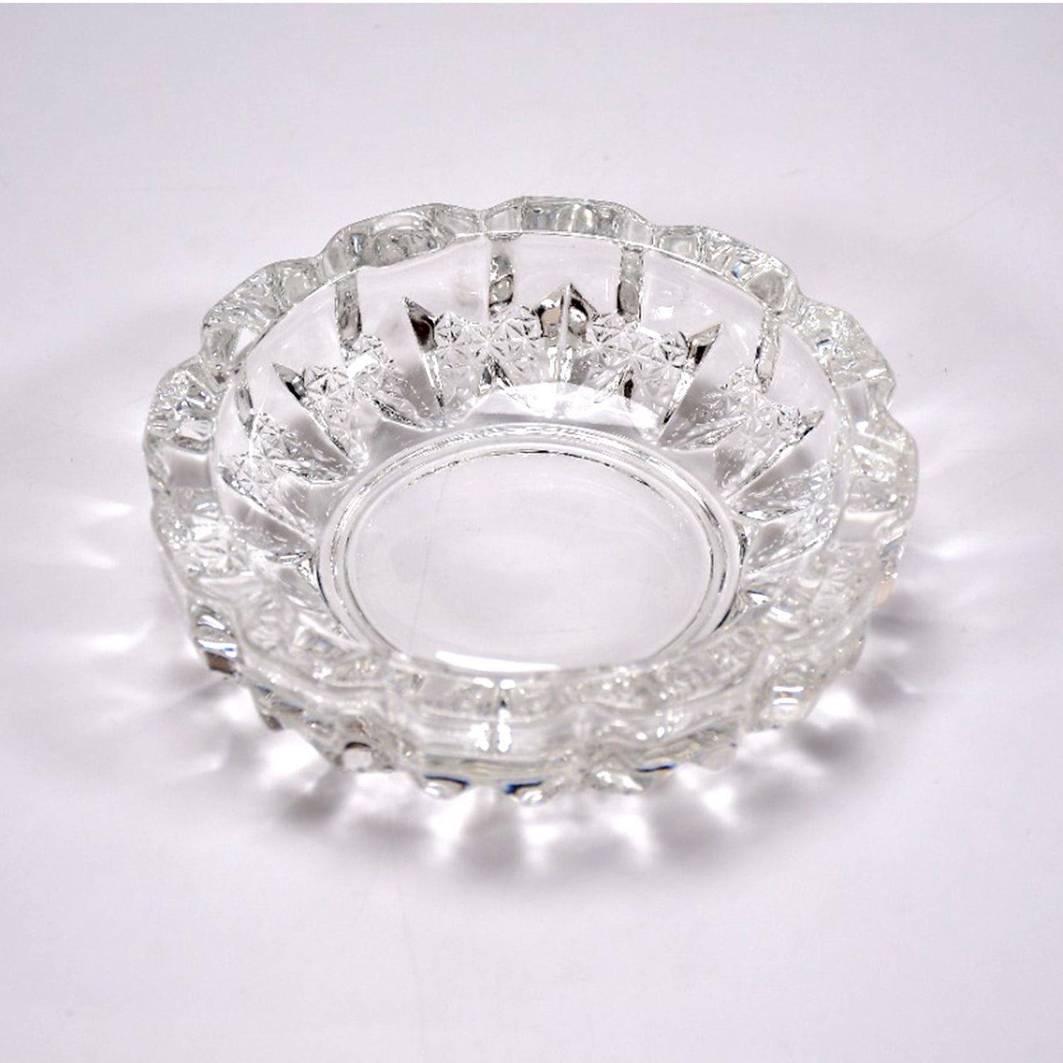paricutin Glass Crystal Quality Cigar Cigarette Ashtray