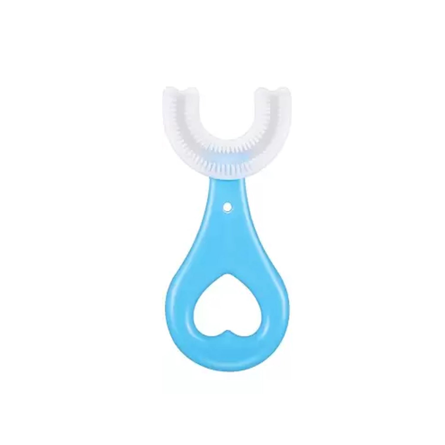 U-Shaped Kids Toothbrush (2–6 Years) with Ultra-Soft Food-Grade Silicone Head