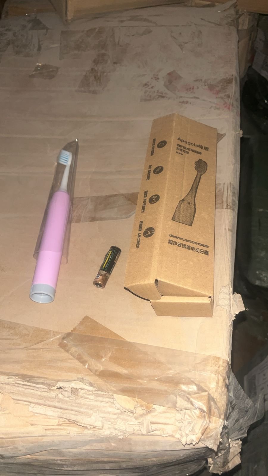 Adult Waterproof Electric Toothbrush (1 Pc / Battery Not Included / Mix Color)