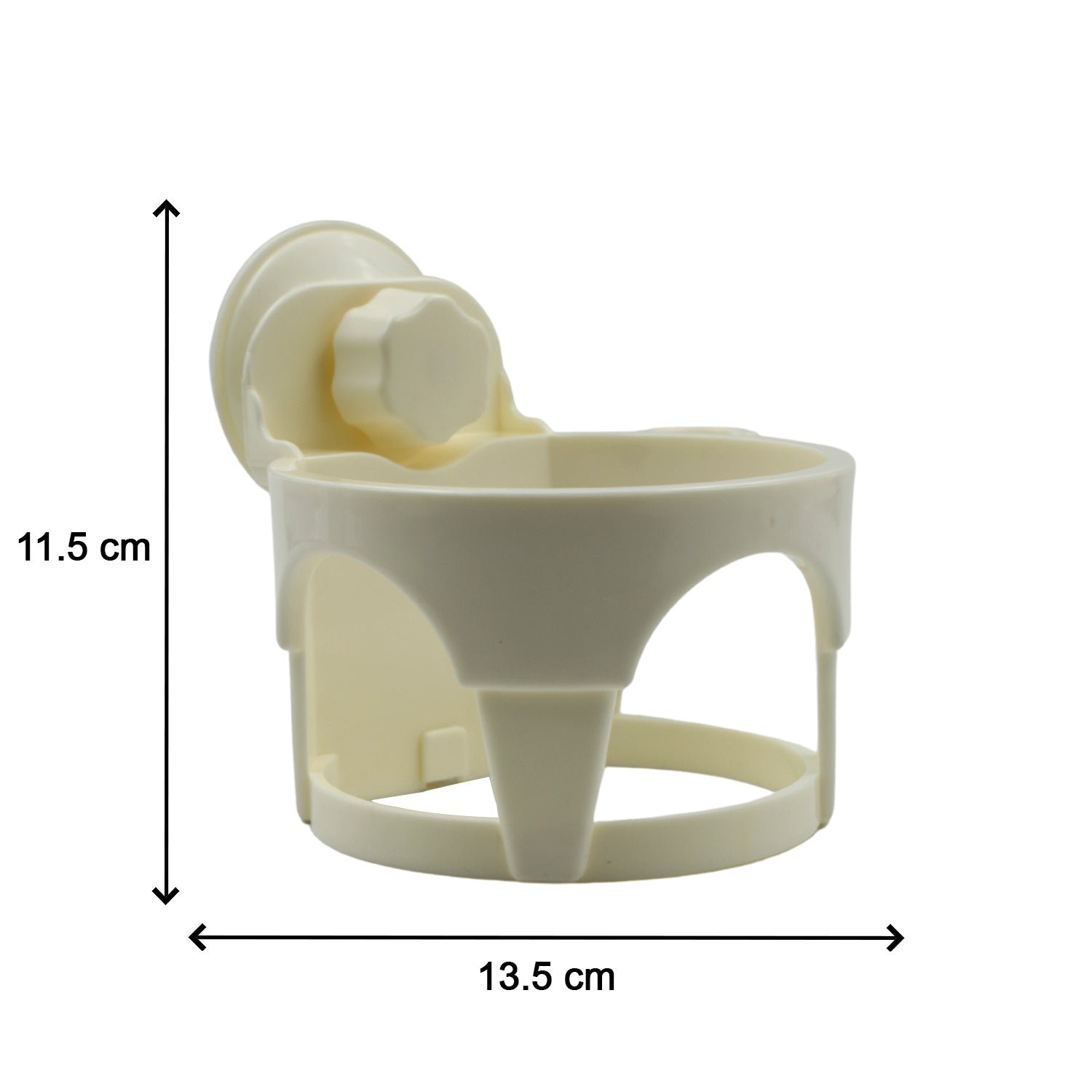 Hair Dryer Holder with Suction - Wall-Mount Bathroom Organizer for Women & Girls