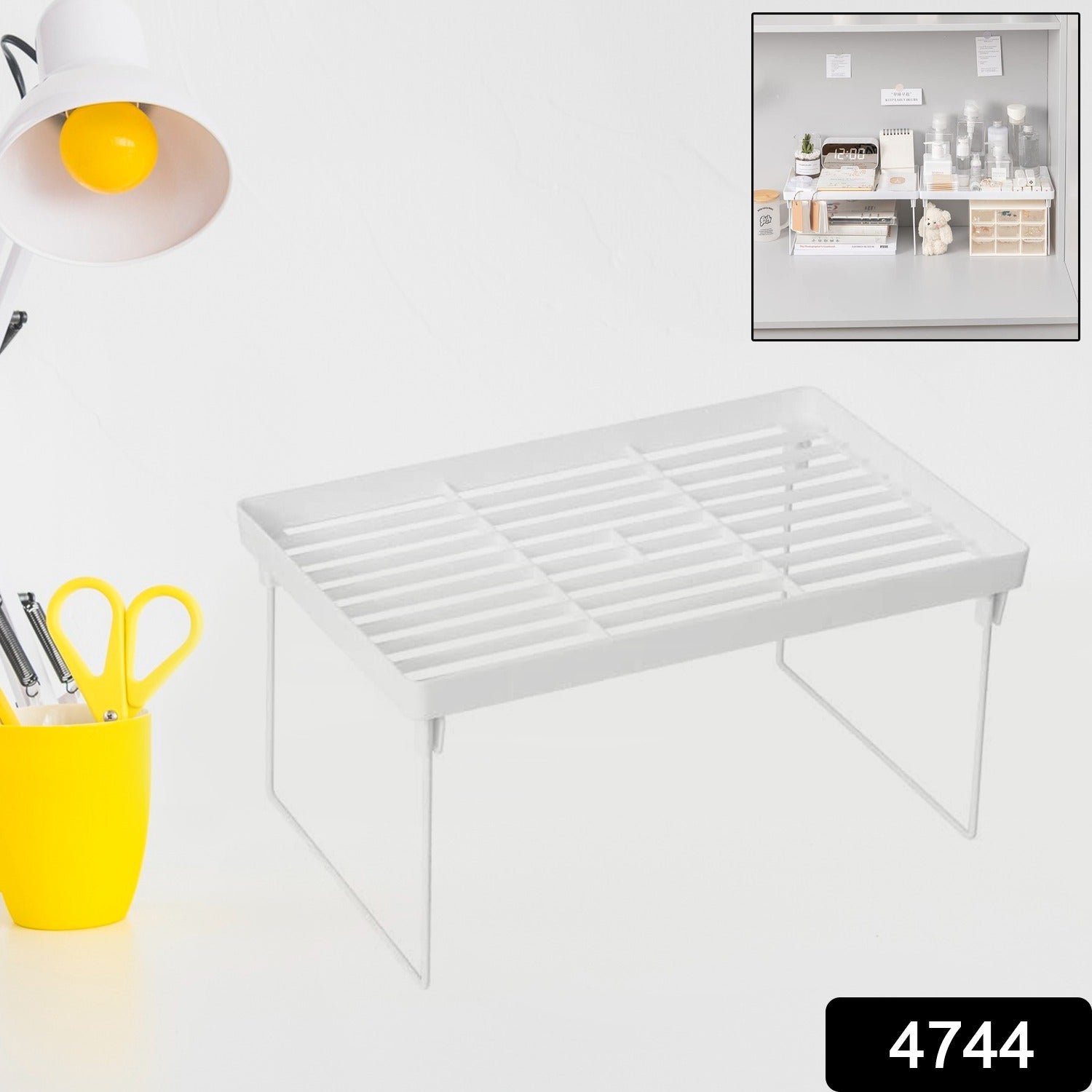 Plastic Bathroom Organizer Kitchen Utility Storage Rack (32x19.5 Cm / 1 Pc)