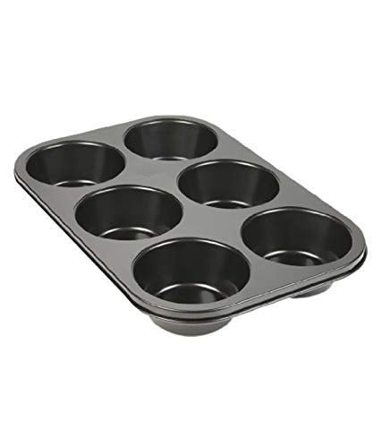 Non-Stick Reusable Cupcake Baking Slot Tray for 6 Muffin Cup
