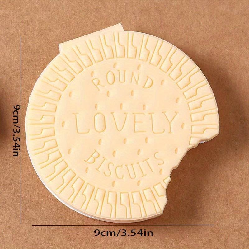 Round Biscuit-Scented Notebook – Fun Writing Copybook (1 Pc)