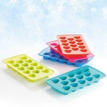 Heart Shape Ice Cube & Candy Tray – 14 Cavities (Multicolor)