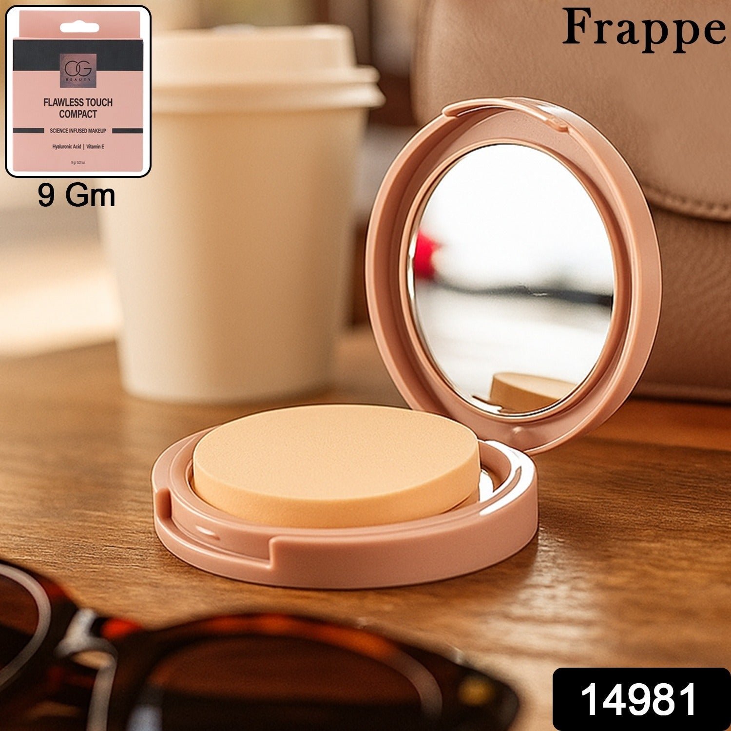 OG Beauty Frappe Flawless Touch Compact Powder (9 GM / 1 Pc)