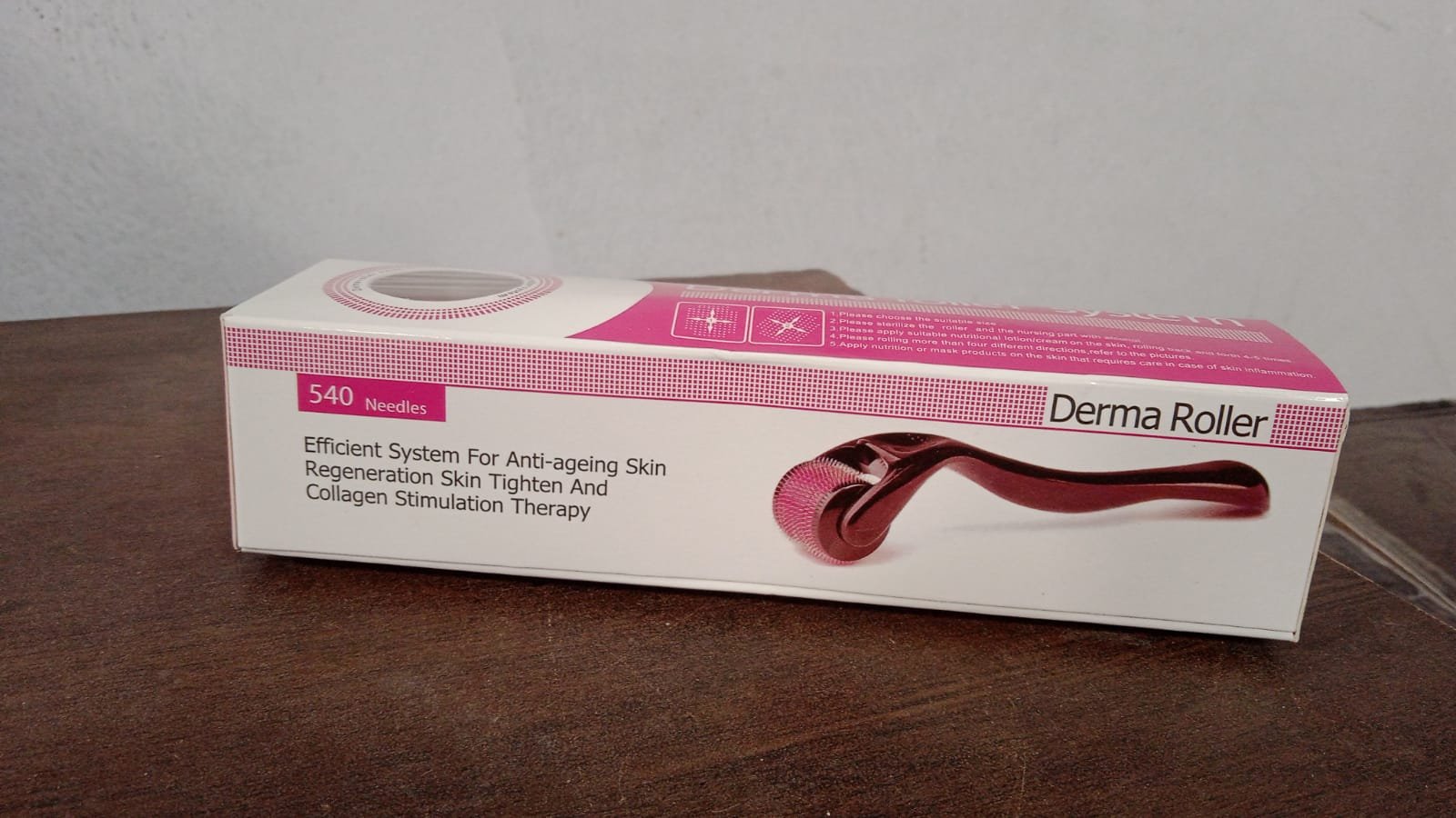 Derma Roller Anti Ageing Facial Scrubs & Polishes Scar Removal Hair Regrowth (0.75mm)