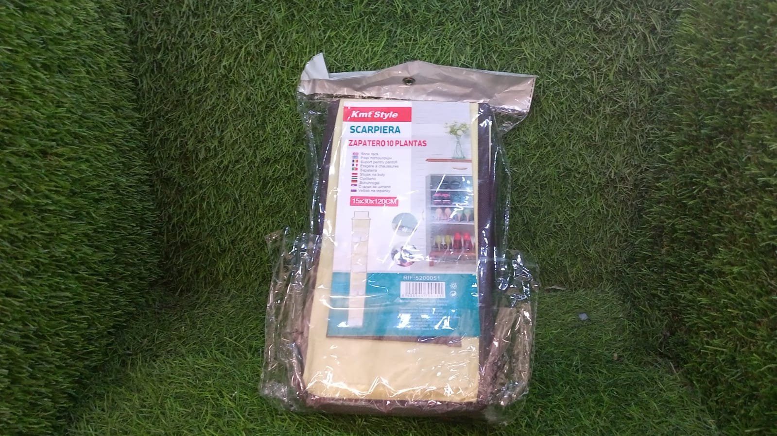 10-Tier Foldable Multipurpose Storage Rack – Collapsible Fabric Wardrobe Organizer