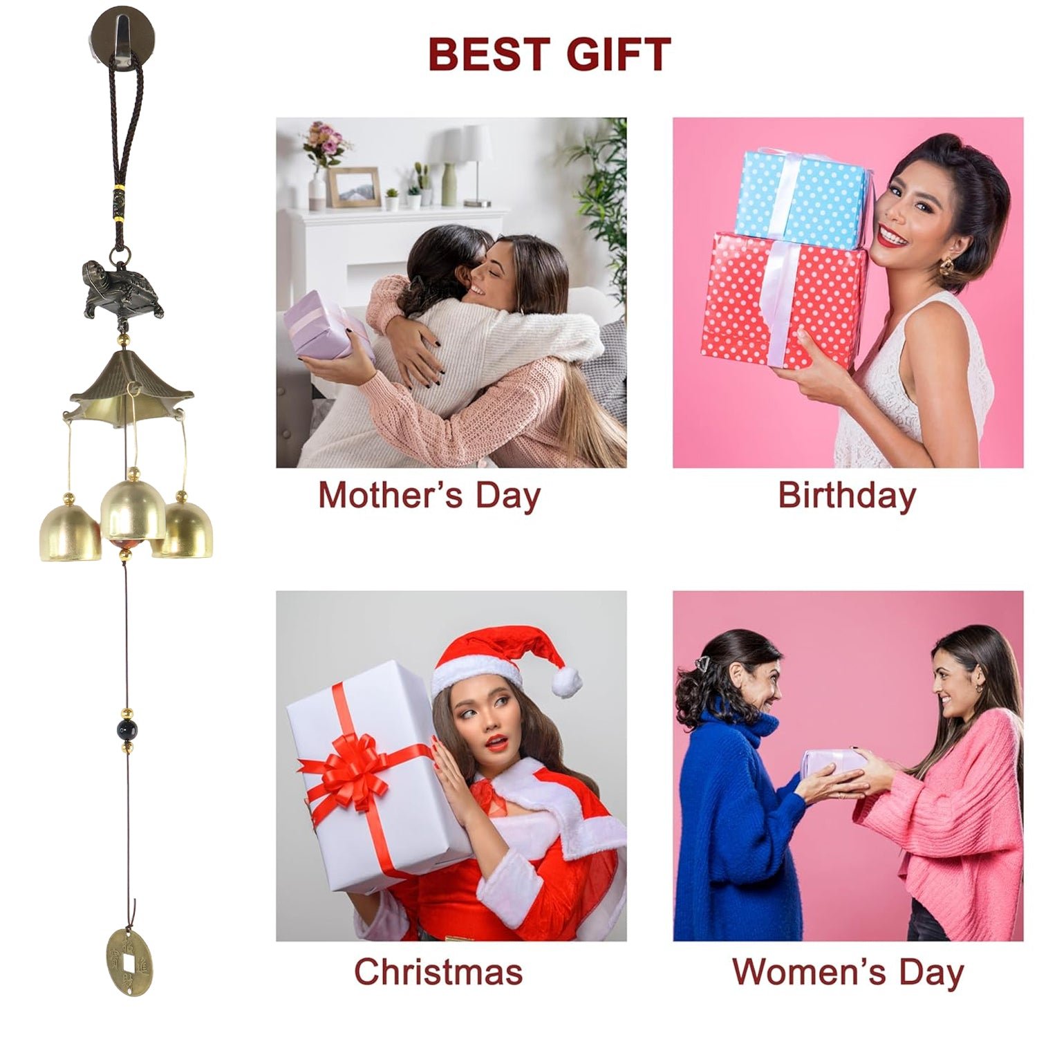 Feng Shui Metal Wind Chime - (1 Pc)