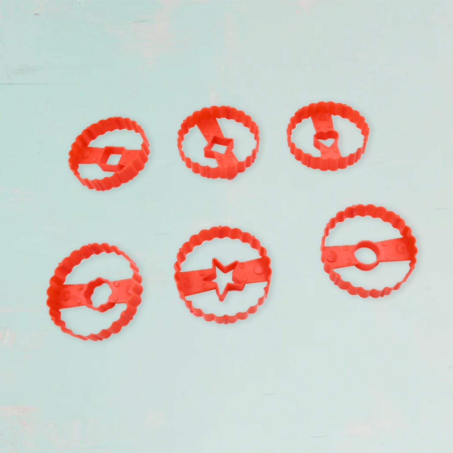 Easter Cookie Cutter Set – Plastic Biscuit Cutting Tools