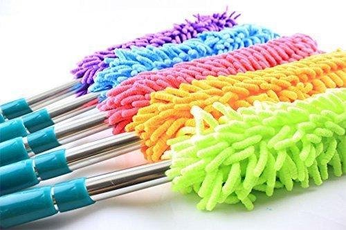 Multipurpose Microfiber Cleaning Duster with Extendable Telescopic Handle