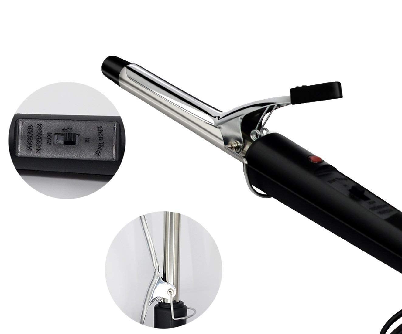 Hair Curling Iron Rod for Women (black), Hair accessories