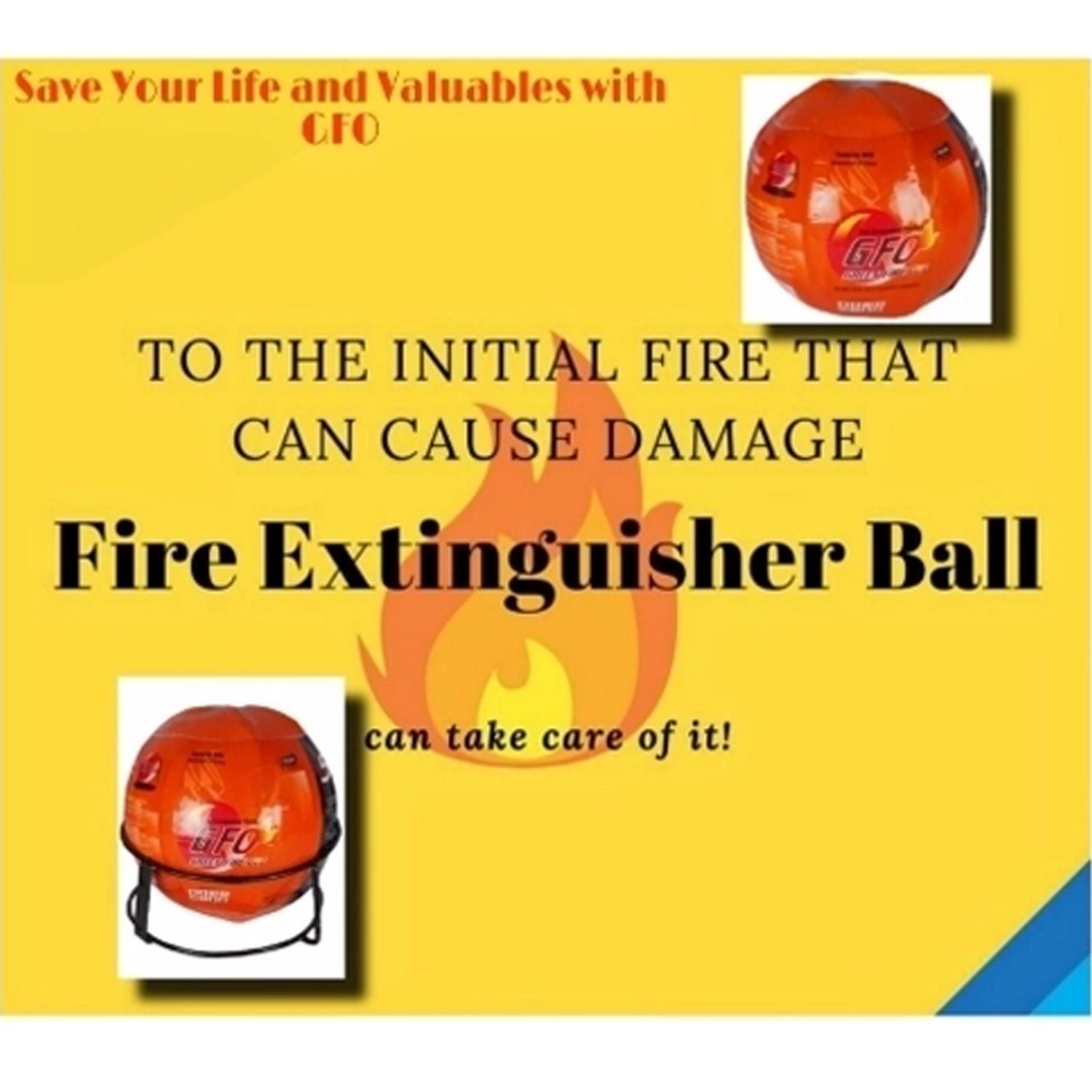 GFO (Green Fire Ball) Automatic Fire Safety Ball