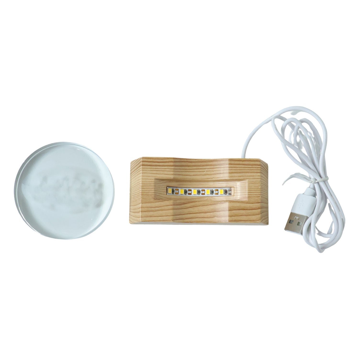 3D Crystal LED Table Lamp (1 Pc)