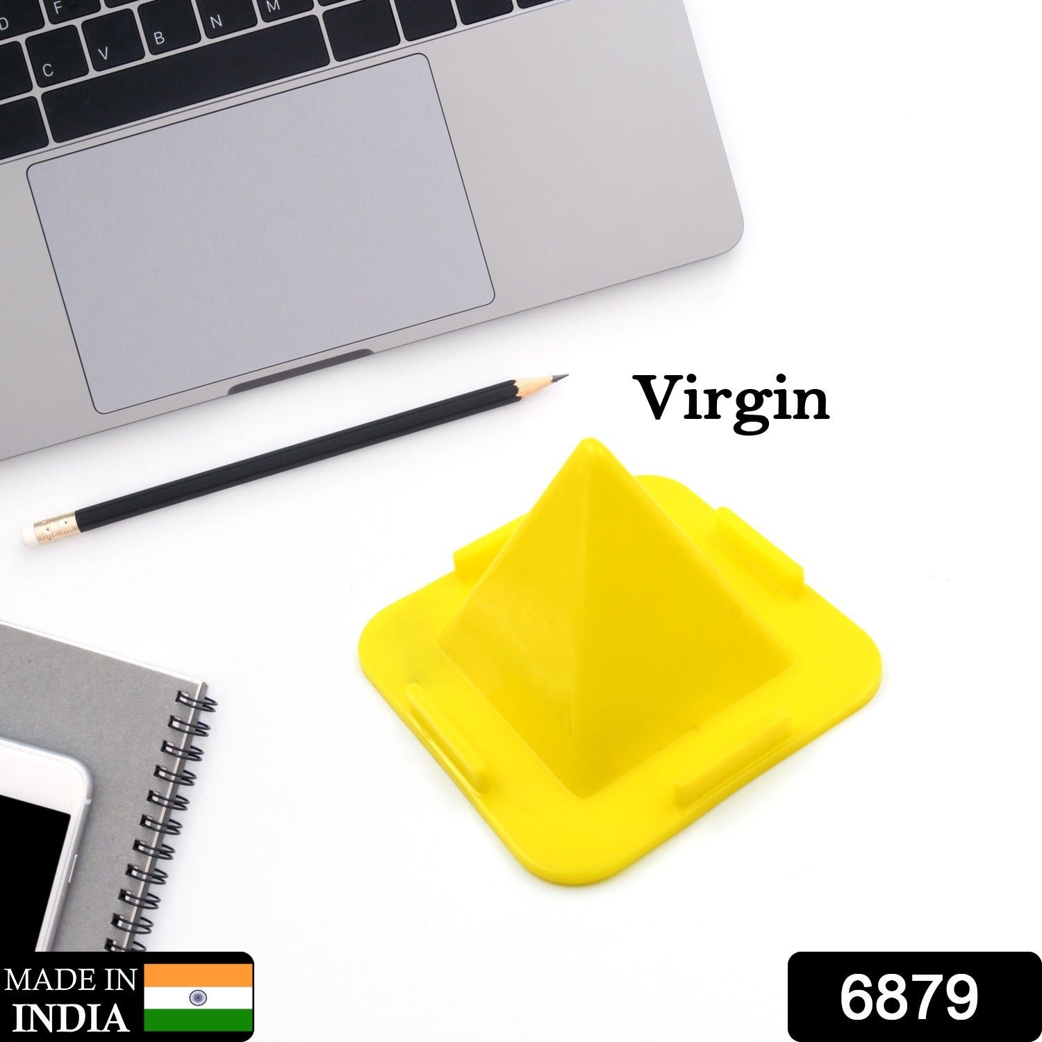 Portable Four-Sided Pyramid Shape Desktop/ Table Mobile Holder Stand